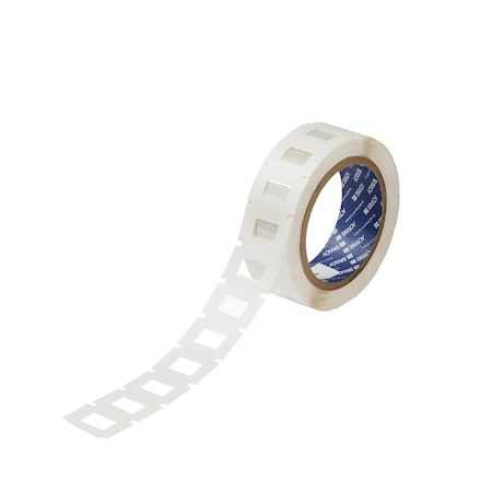 Brady Clear Polyester Labels Adhesive Border for 3in Core Printers 0.75x1 CL 1000/RL THT-382-711-1